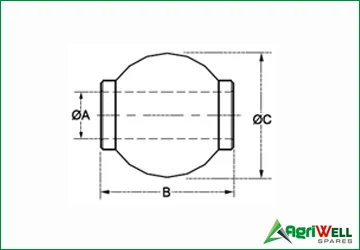 lower link balls, replacement ball, tractor linkage balls
