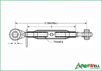 top link assembly by agriwell spares