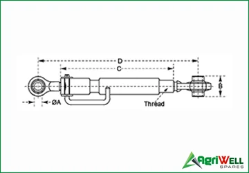FORD TOP LINKS by agriwell spares