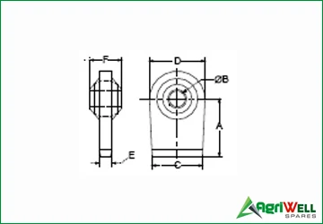 weld on ball ends, lift arm parts