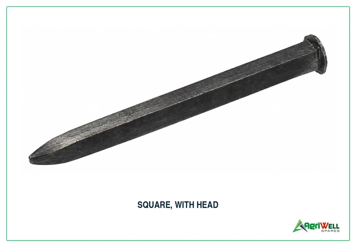 Harrow tooth - Square, With Head