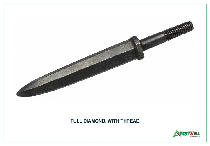 Harrow tooth - Full Diamond, With Thread