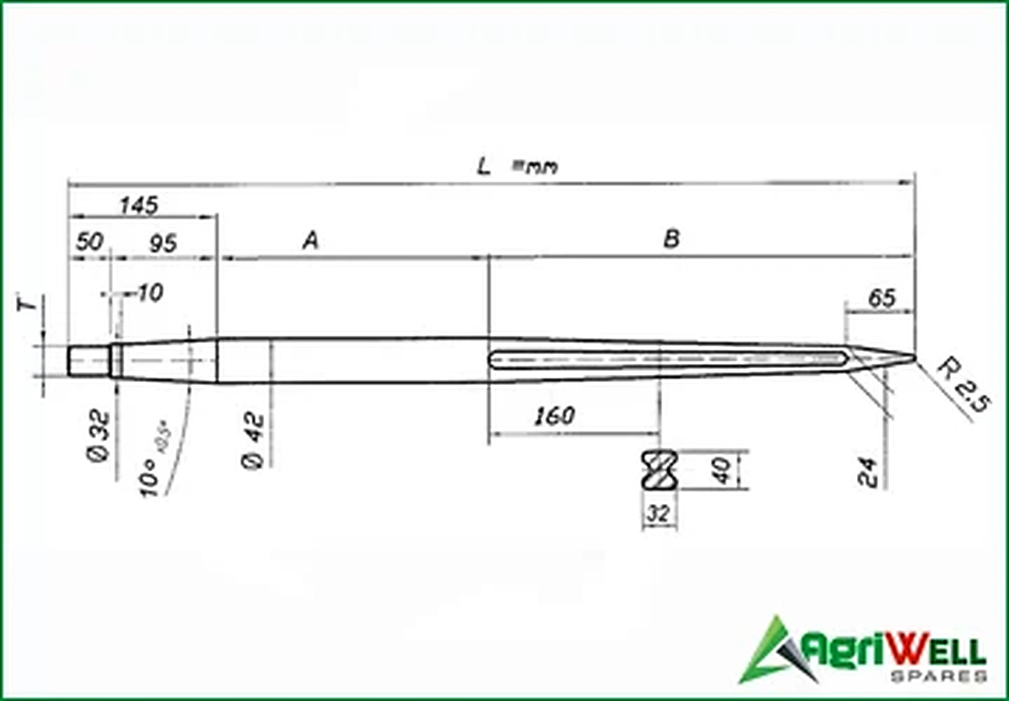 TINES BUSHING / BALE SPEARS