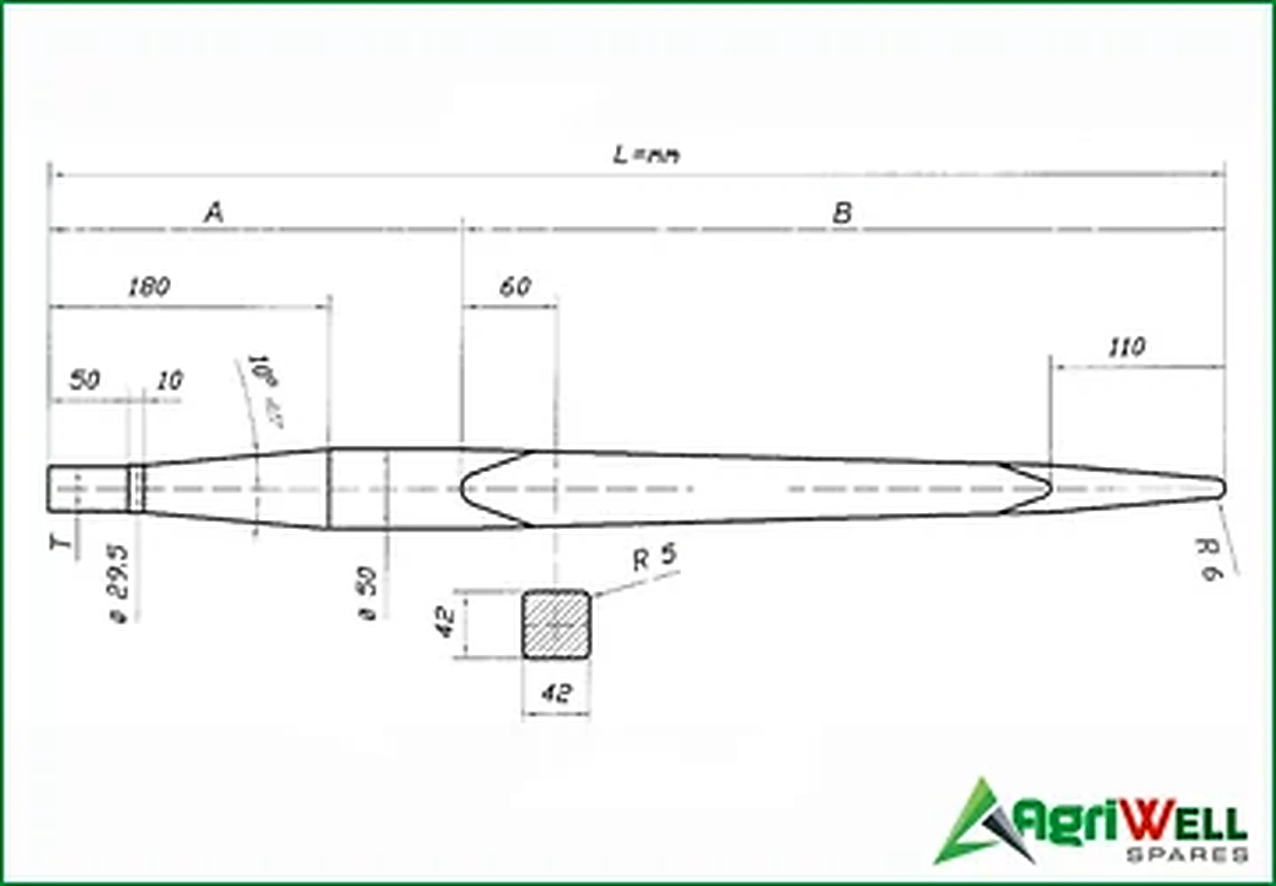 TINES BUSHING / BALE SPEARS